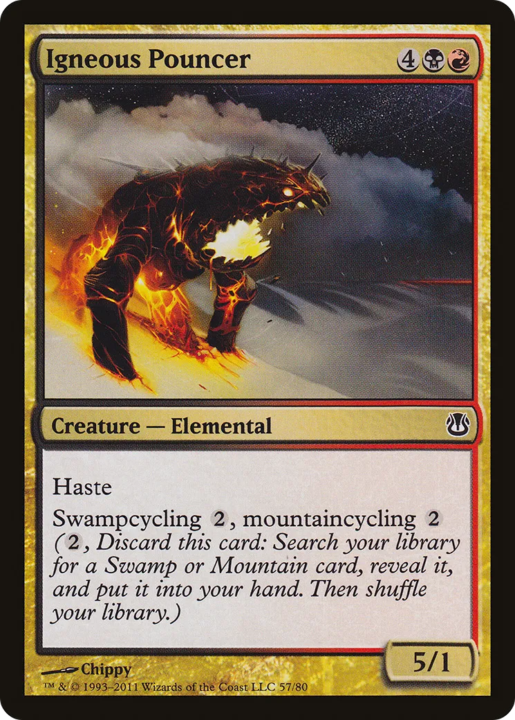 Bondisseur ignescent — Duel Decks: Ajani vs. Nicol Bolas — Magic: The Gathering
