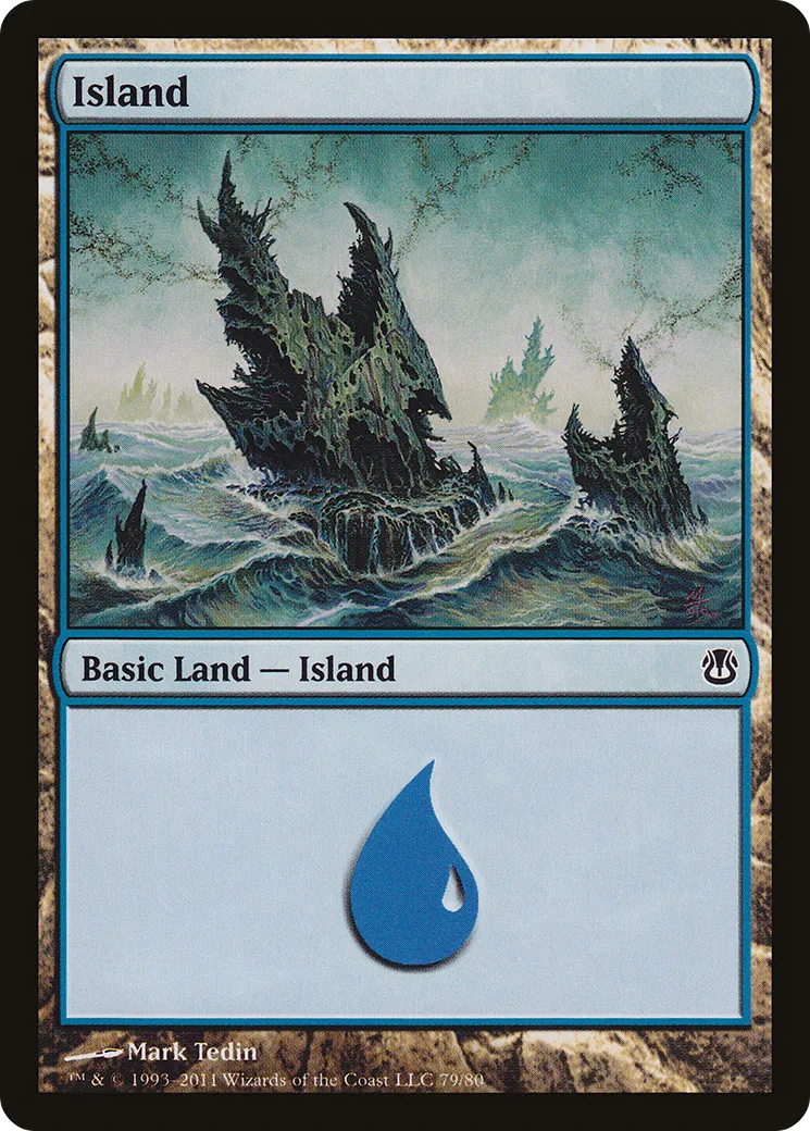 Island — Duel Decks: Ajani vs. Nicol Bolas — Magic: The Gathering