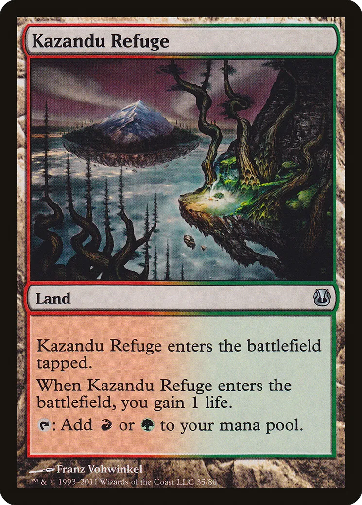 Kazandu Refuge — Duel Decks: Ajani vs. Nicol Bolas — Magic: The Gathering