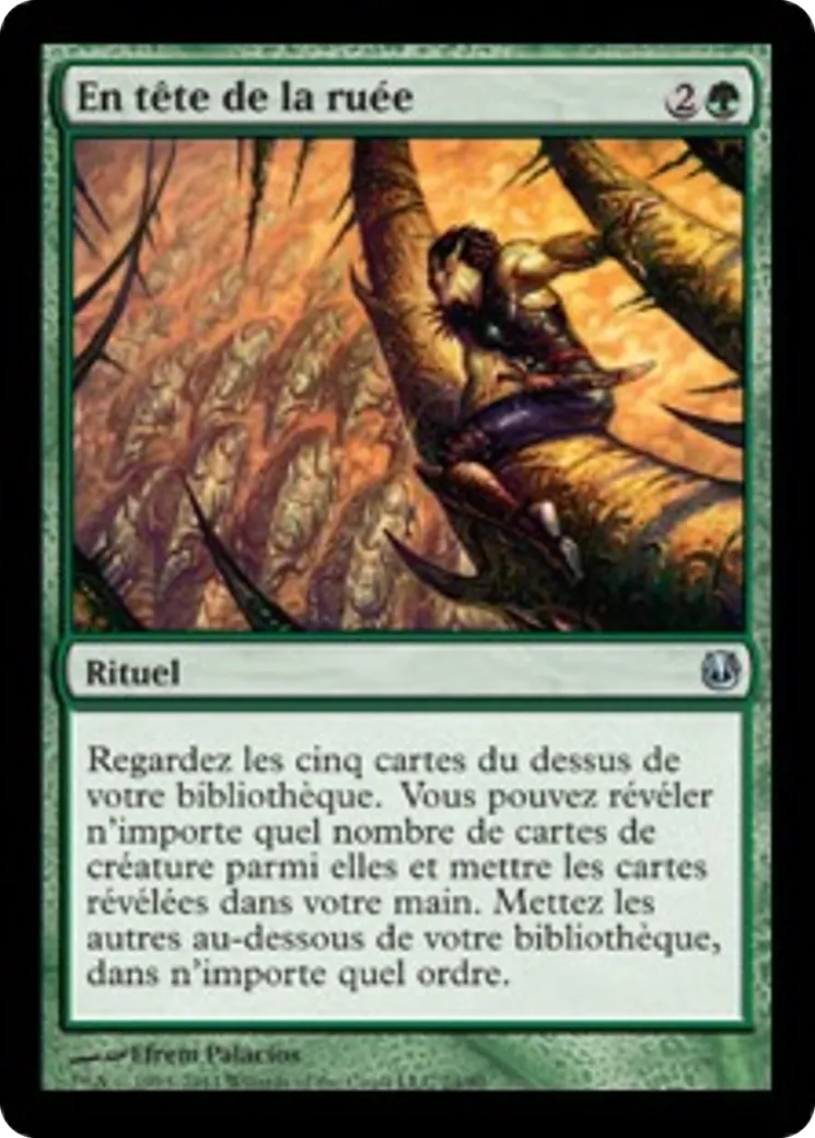 En tête de la ruée — Duel Decks: Ajani vs. Nicol Bolas — Magic: The Gathering