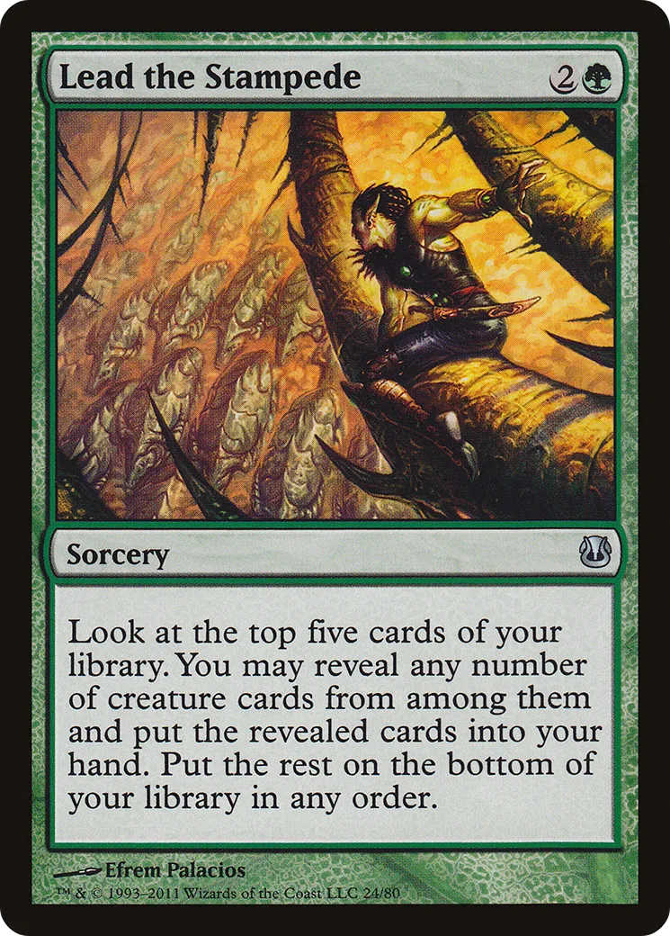 Lead the Stampede — Duel Decks: Ajani vs. Nicol Bolas — Magic: The Gathering