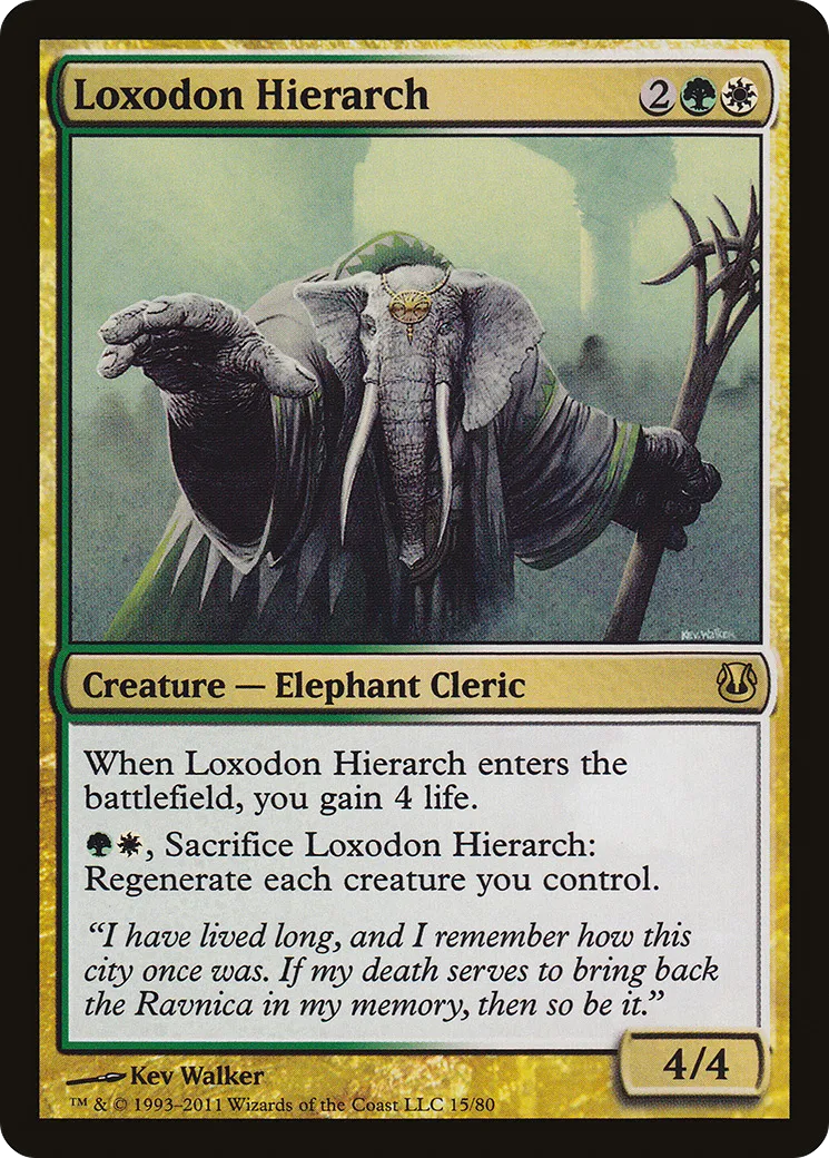 Loxodon Hierarch — Duel Decks: Ajani vs. Nicol Bolas — Magic: The Gathering