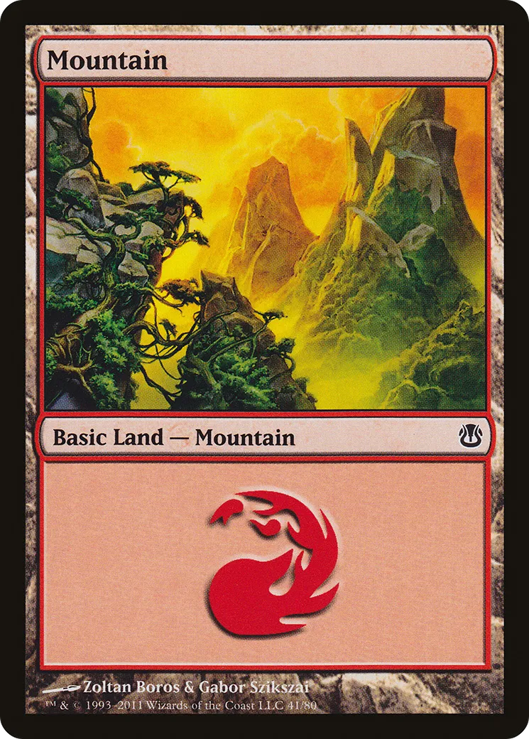 Mountain — Duel Decks: Ajani vs. Nicol Bolas — Magic: The Gathering