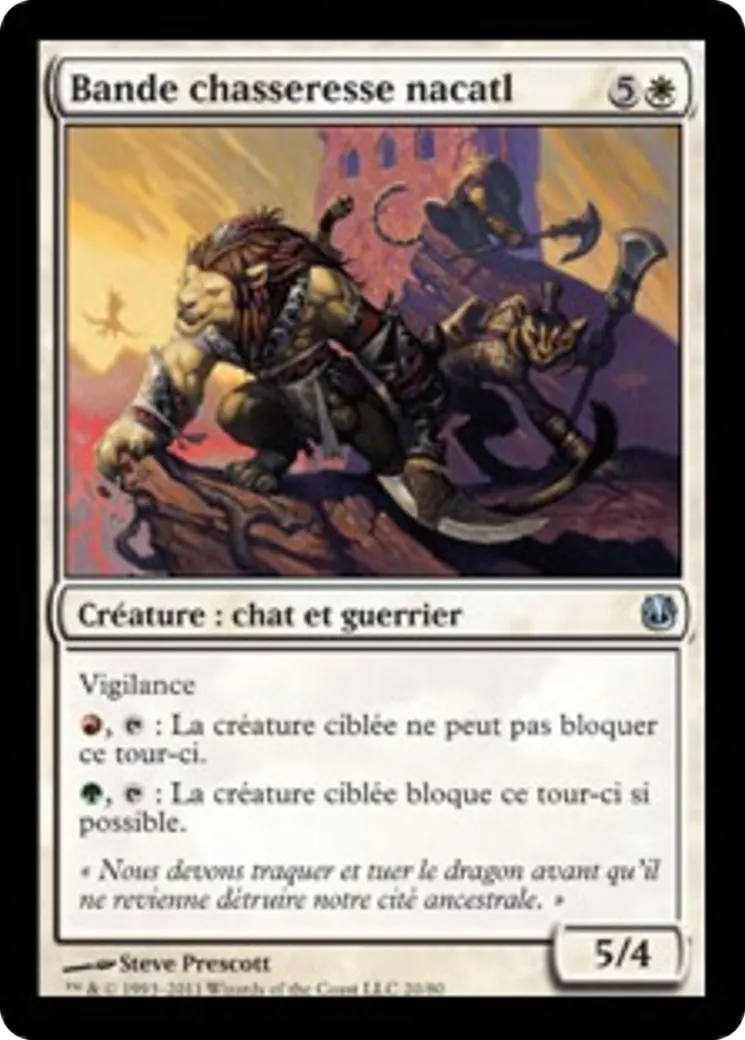 Bande chasseresse nacatl — Duel Decks: Ajani vs. Nicol Bolas — Magic: The Gathering