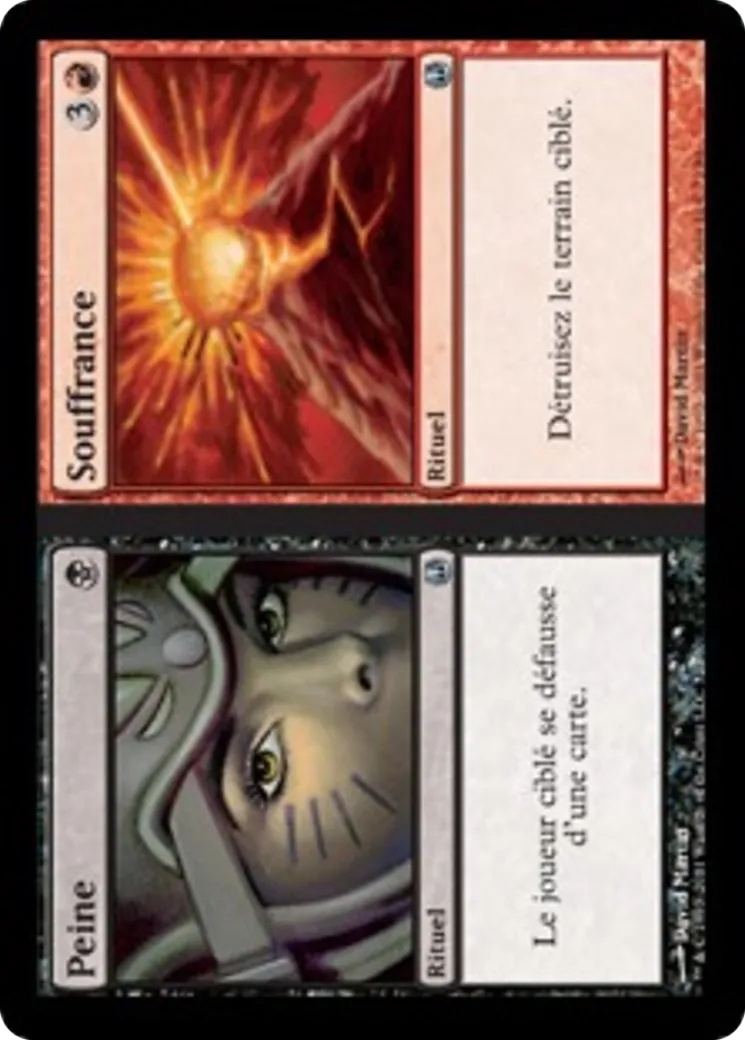 Pain // Suffering — Duel Decks: Ajani vs. Nicol Bolas — Magic: The Gathering