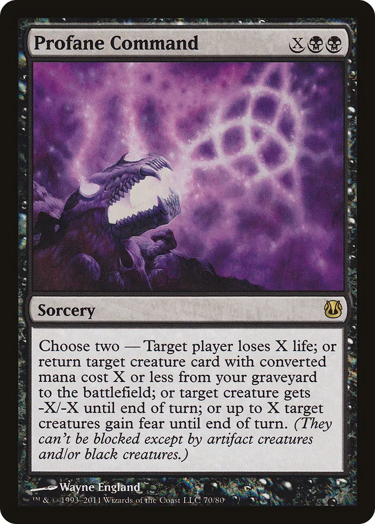 Profane Command — Duel Decks: Ajani vs. Nicol Bolas — Magic: The Gathering