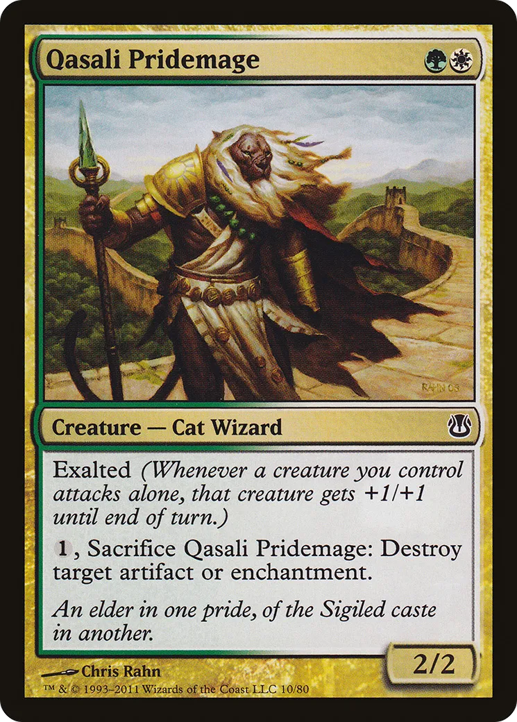 Qasali Pridemage — Duel Decks: Ajani vs. Nicol Bolas — Magic: The Gathering