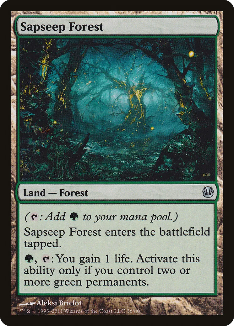 Sapseep Forest — Duel Decks: Ajani vs. Nicol Bolas — Magic: The Gathering