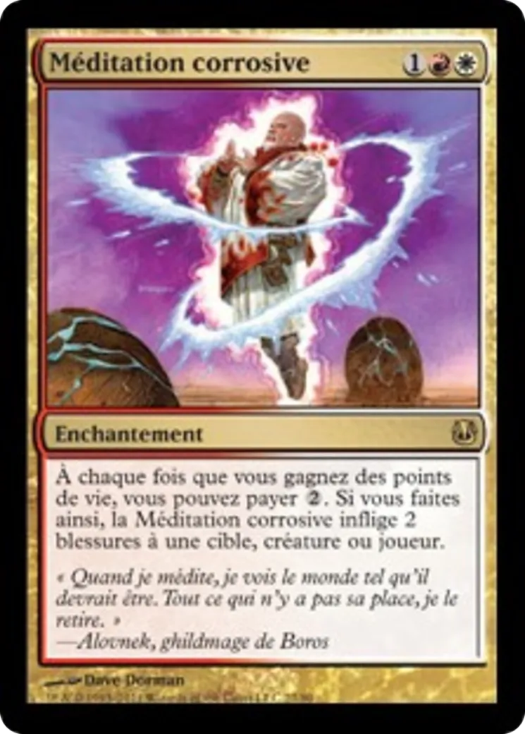 Méditation corrosive — Duel Decks: Ajani vs. Nicol Bolas — Magic: The Gathering