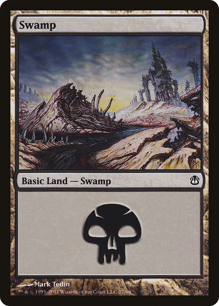 Swamp — Duel Decks: Ajani vs. Nicol Bolas — Magic: The Gathering