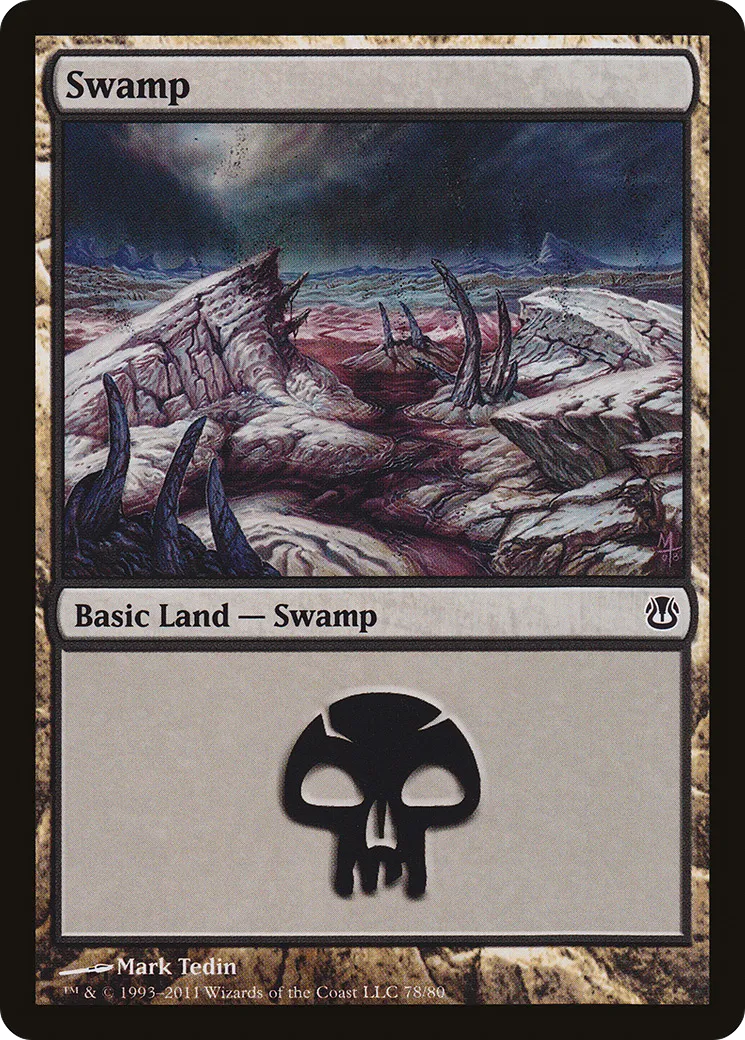 Swamp — Duel Decks: Ajani vs. Nicol Bolas — Magic: The Gathering