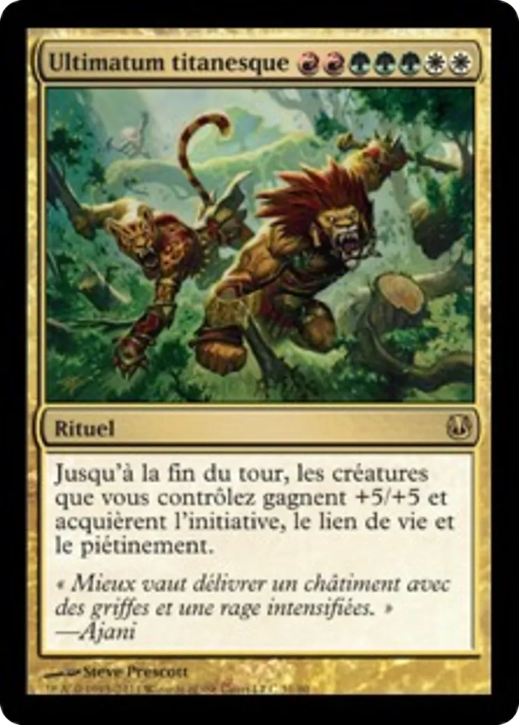 Ultimatum titanesque — Duel Decks: Ajani vs. Nicol Bolas — Magic: The Gathering