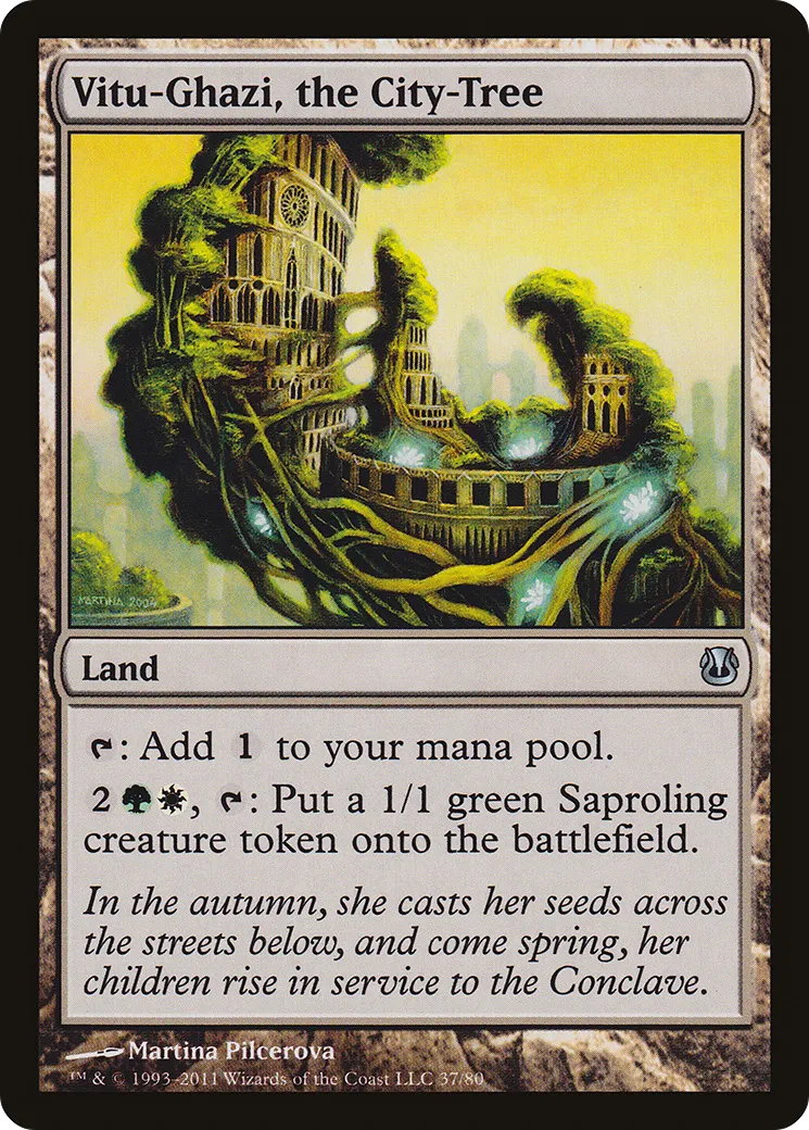 Vitu-Ghazi, the City-Tree — Duel Decks: Ajani vs. Nicol Bolas — Magic: The Gathering
