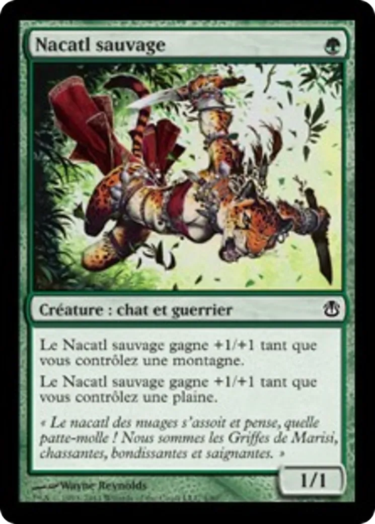 Nacatl sauvage — Duel Decks: Ajani vs. Nicol Bolas — Magic: The Gathering