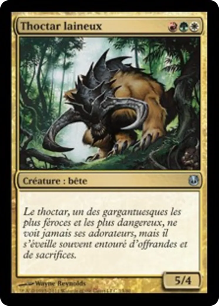 Thoctar laineux — Duel Decks: Ajani vs. Nicol Bolas — Magic: The Gathering