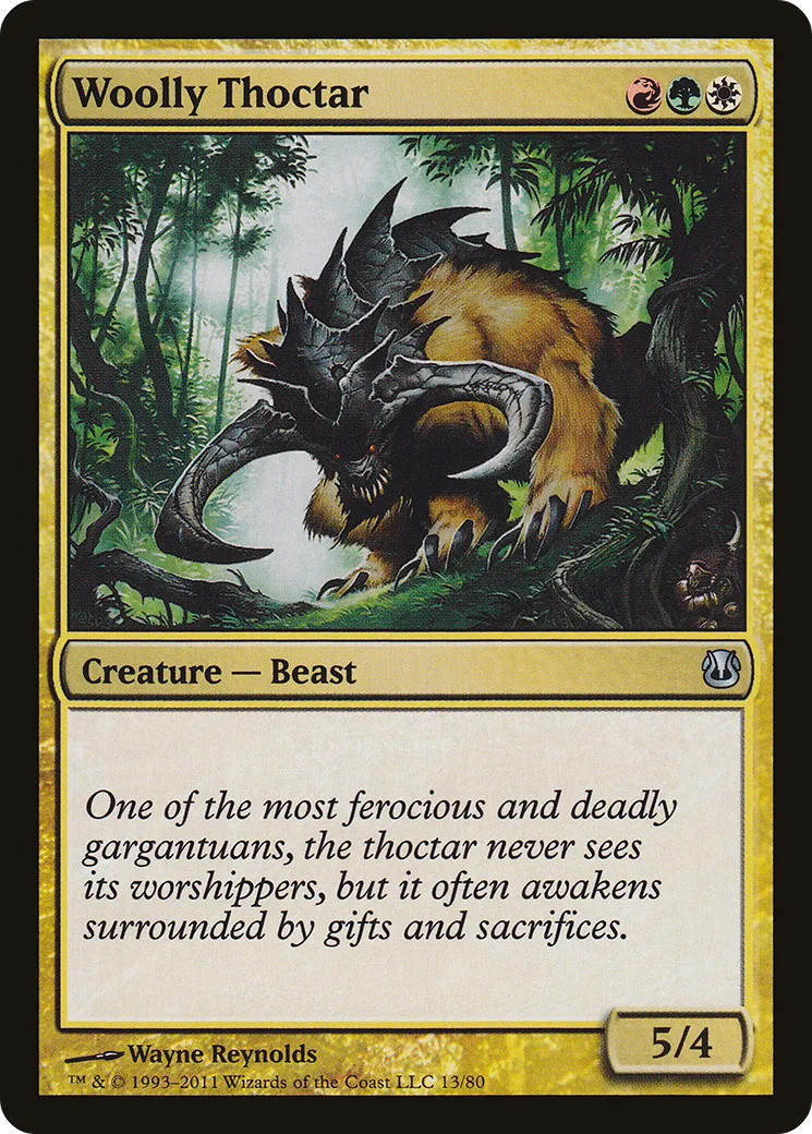 Woolly Thoctar — Duel Decks: Ajani vs. Nicol Bolas — Magic: The Gathering