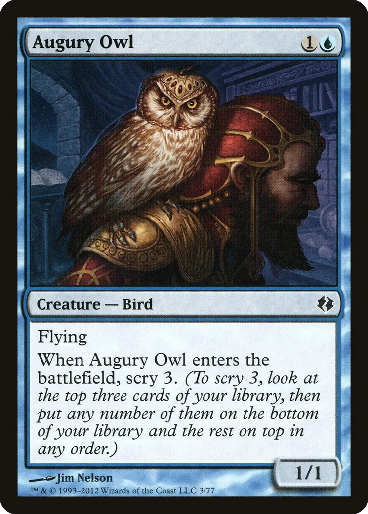 Hibou de l'augure — Duel Decks: Venser vs. Koth — Magic: The Gathering