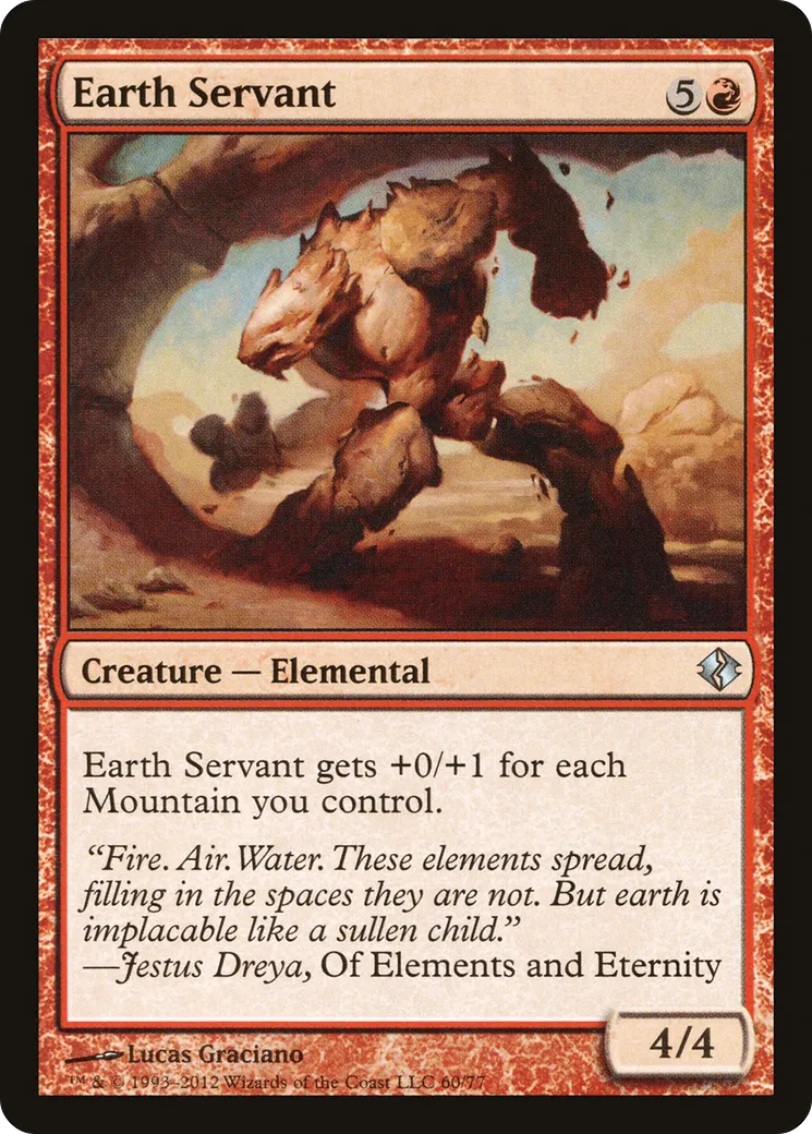 Servant de terre — Duel Decks: Venser vs. Koth — Magic: The Gathering