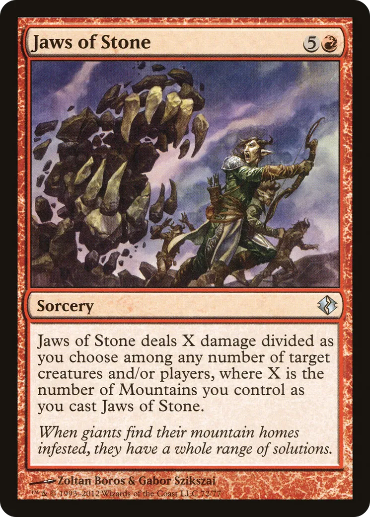 Mâchoires de pierre — Duel Decks: Venser vs. Koth — Magic: The Gathering