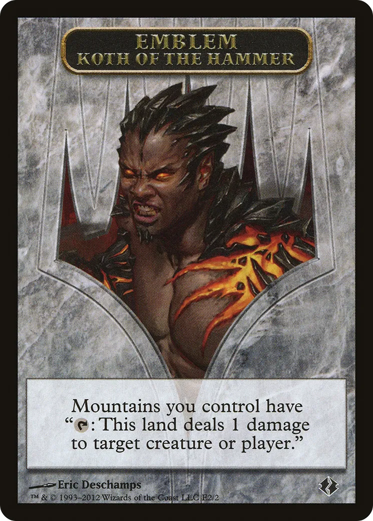 Koth of the Hammer Emblem — Duel Decks: Venser vs. Koth — Magic: The Gathering