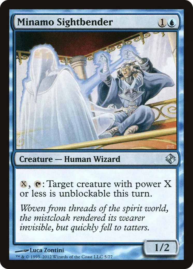 Plieur de vue de Minamo — Duel Decks: Venser vs. Koth — Magic: The Gathering