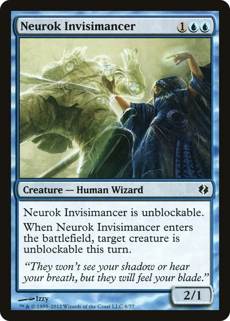 Invisimancien neurok — Duel Decks: Venser vs. Koth — Magic: The Gathering