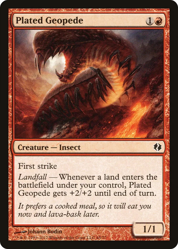 Géopède à plaques — Duel Decks: Venser vs. Koth — Magic: The Gathering