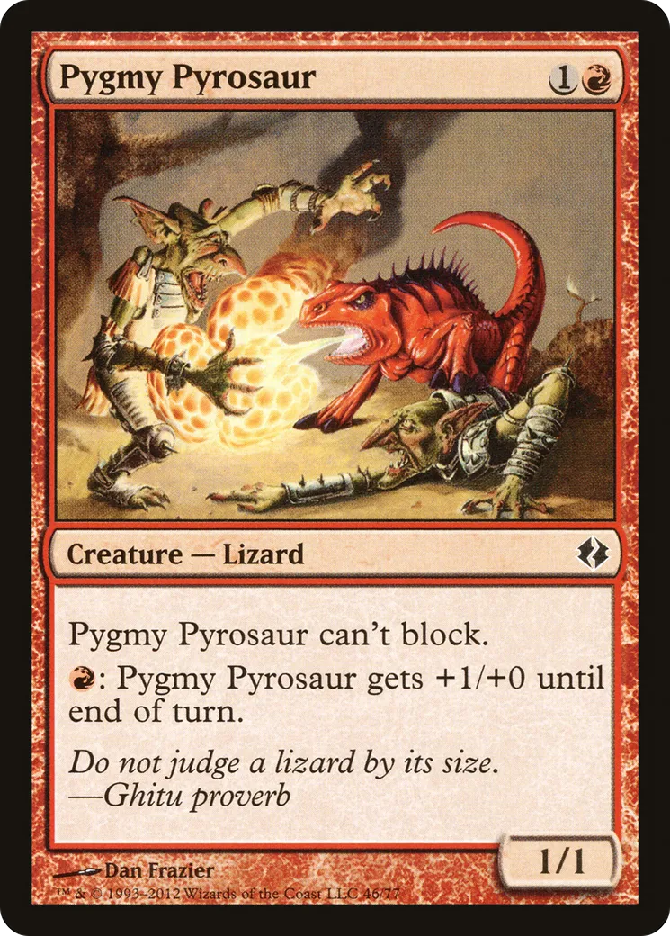 Pyrosaure pygmée — Duel Decks: Venser vs. Koth — Magic: The Gathering