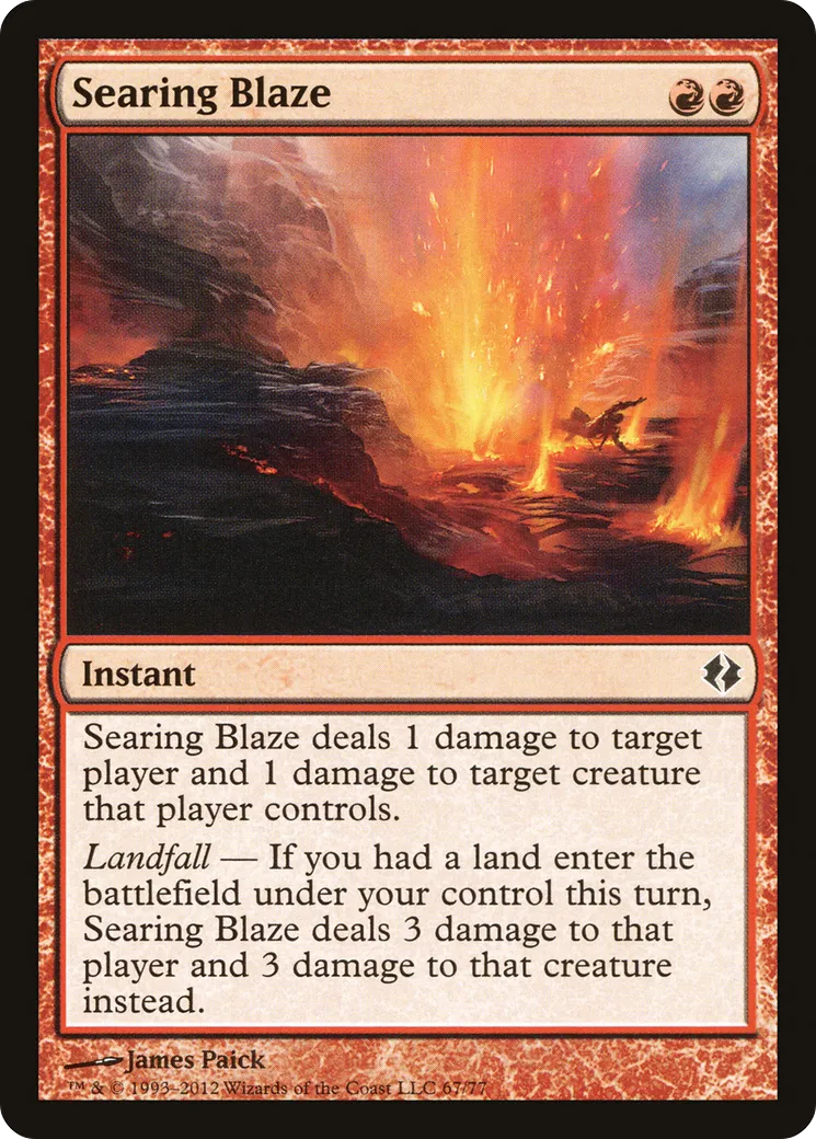 Brasier calcinant — Duel Decks: Venser vs. Koth — Magic: The Gathering