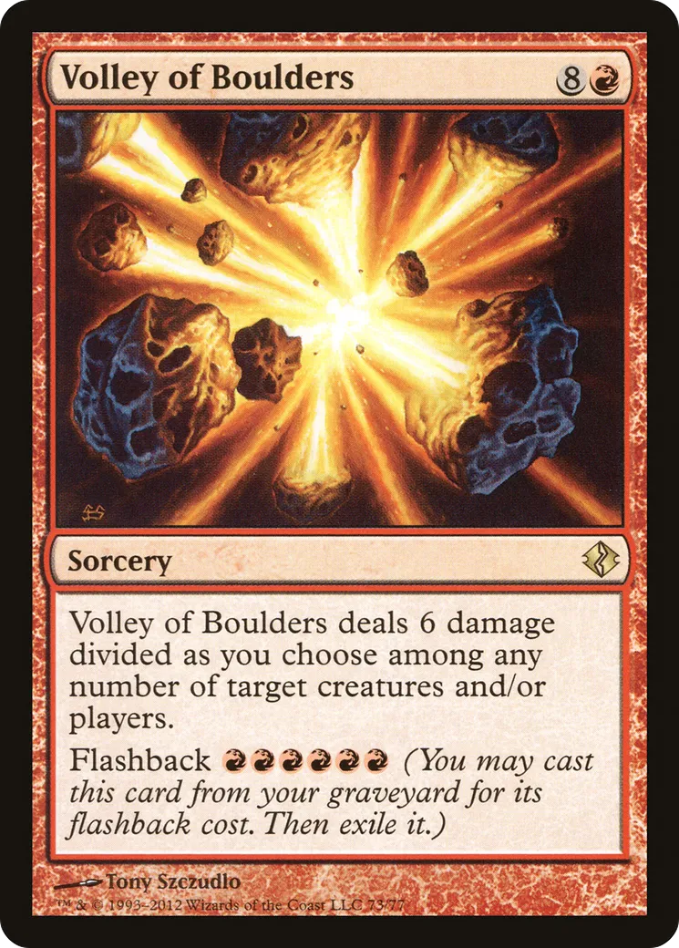 Volée de rochers — Duel Decks: Venser vs. Koth — Magic: The Gathering