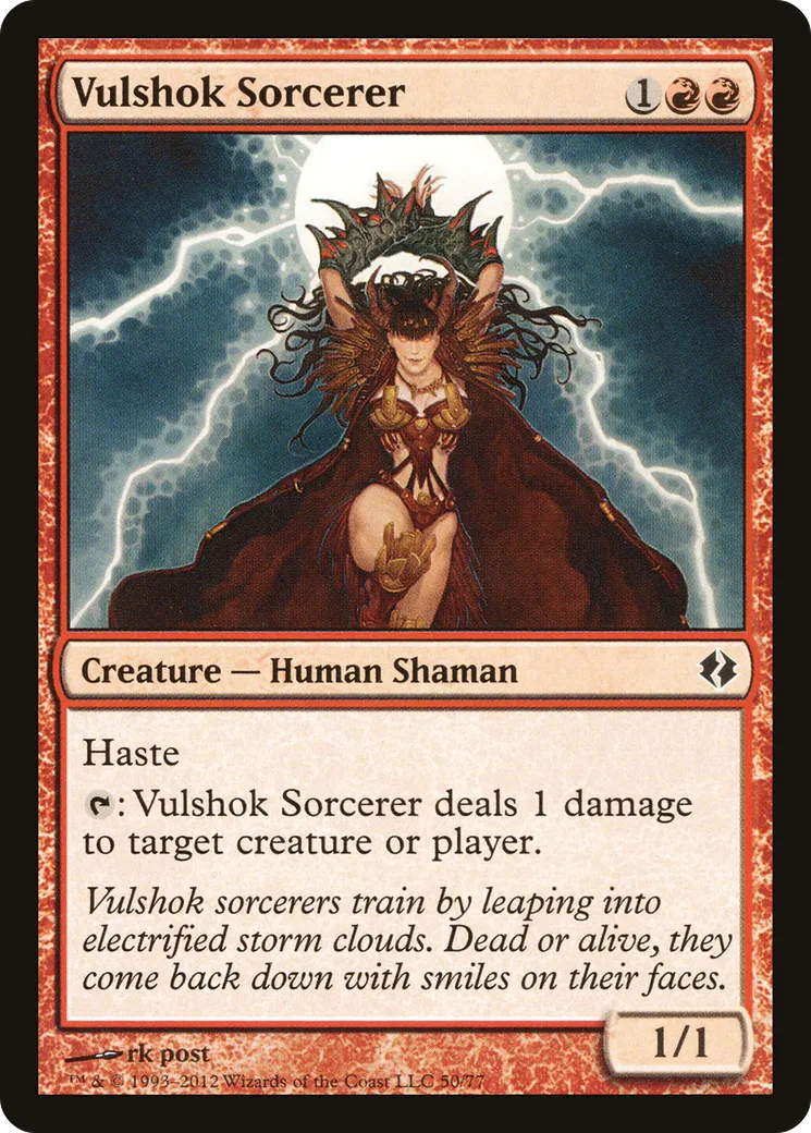 Vulshok Sorcerer — Duel Decks: Venser vs. Koth — Magic: The Gathering
