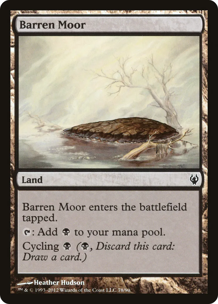 Barren Moor — Duel Decks: Izzet vs. Golgari — Magic: The Gathering