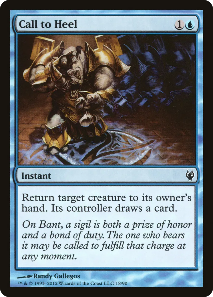 Call to Heel — Duel Decks: Izzet vs. Golgari — Magic: The Gathering