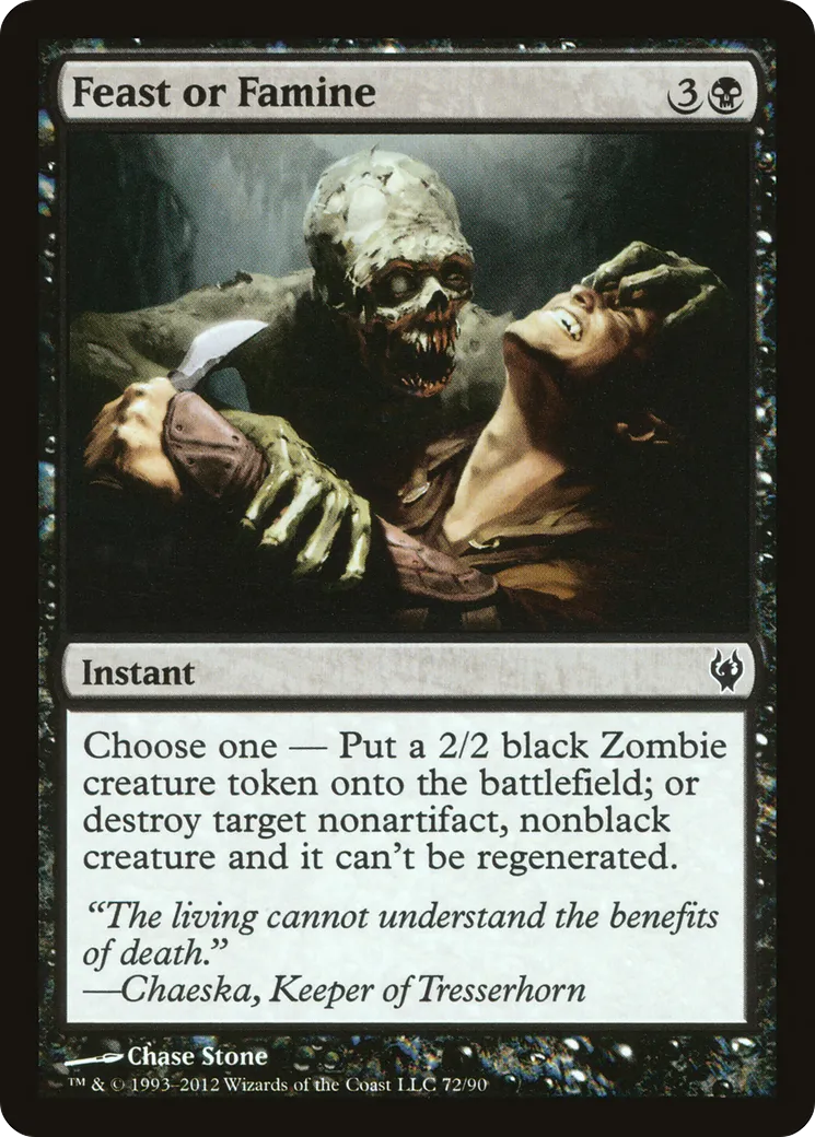 Feast or Famine — Duel Decks: Izzet vs. Golgari — Magic: The Gathering