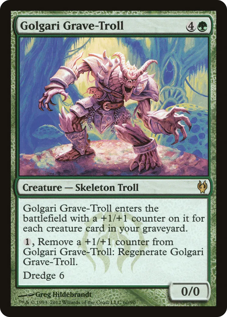 Golgari Grave-Troll — Duel Decks: Izzet vs. Golgari — Magic: The Gathering