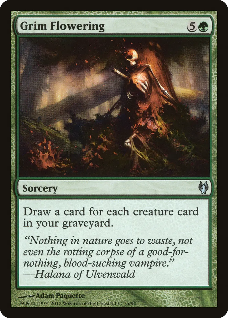 Grim Flowering from Duel Decks: Izzet vs. Golgari - Magic: The Gathering