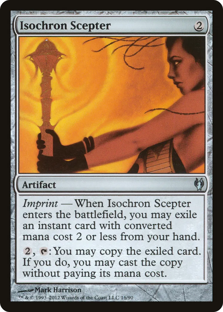 Isochron Scepter from Duel Decks: Izzet vs. Golgari - Magic: The Gathering