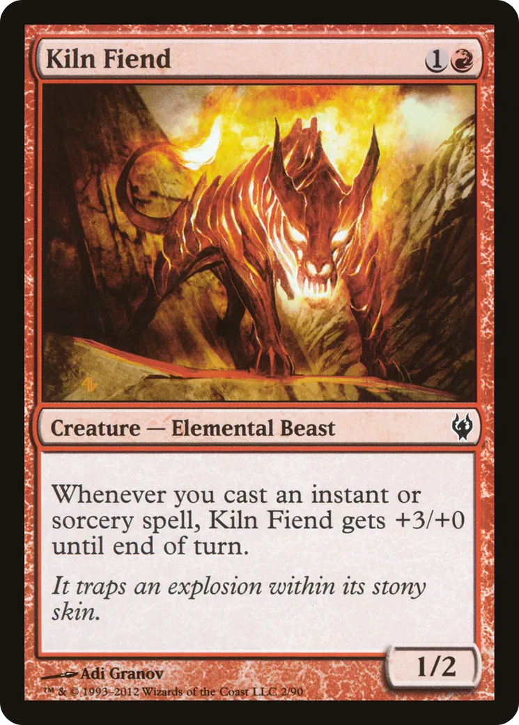 Kiln Fiend — Duel Decks: Izzet vs. Golgari — Magic: The Gathering