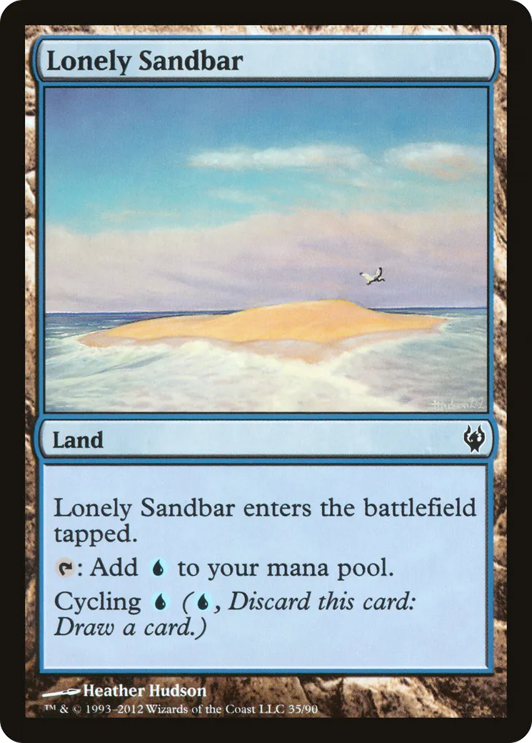 Lonely Sandbar — Duel Decks: Izzet vs. Golgari — Magic: The Gathering