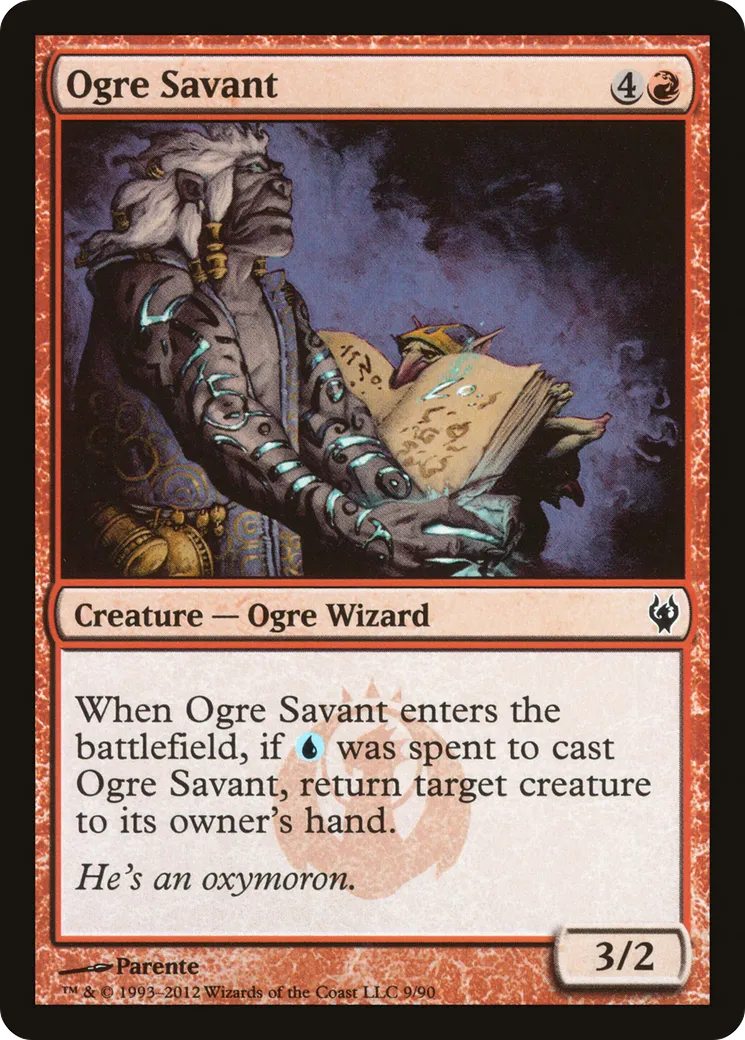Ogre Savant — Duel Decks: Izzet vs. Golgari — Magic: The Gathering