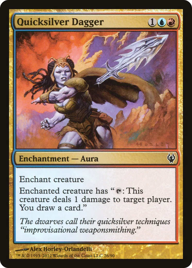Quicksilver Dagger — Duel Decks: Izzet vs. Golgari — Magic: The Gathering