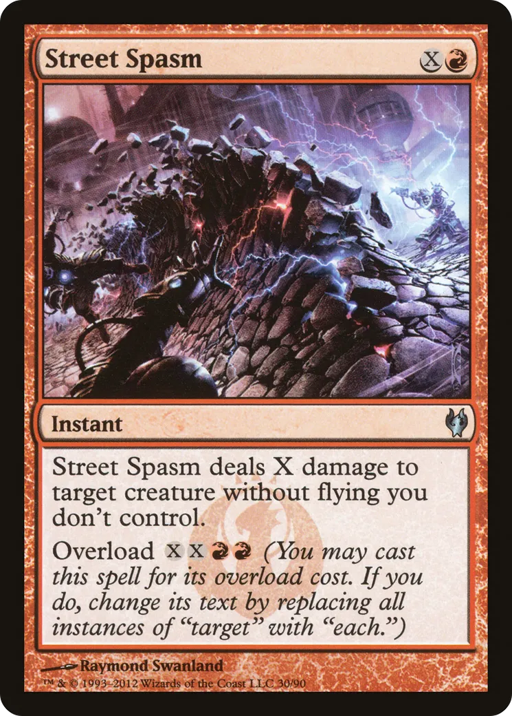 Street Spasm — Duel Decks: Izzet vs. Golgari — Magic: The Gathering