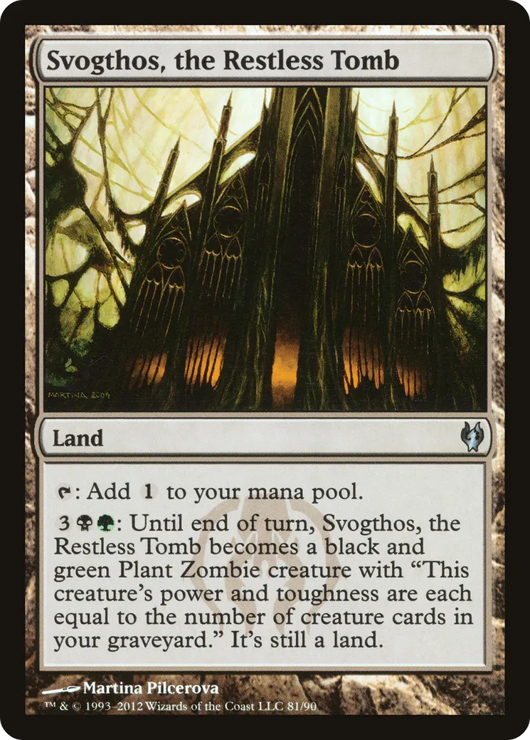 Svogthos, the Restless Tomb — Duel Decks: Izzet vs. Golgari — Magic: The Gathering