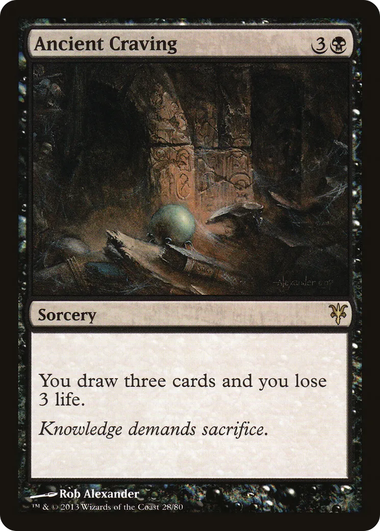 Ancient Craving — Duel Decks: Sorin vs. Tibalt — Magic: The Gathering