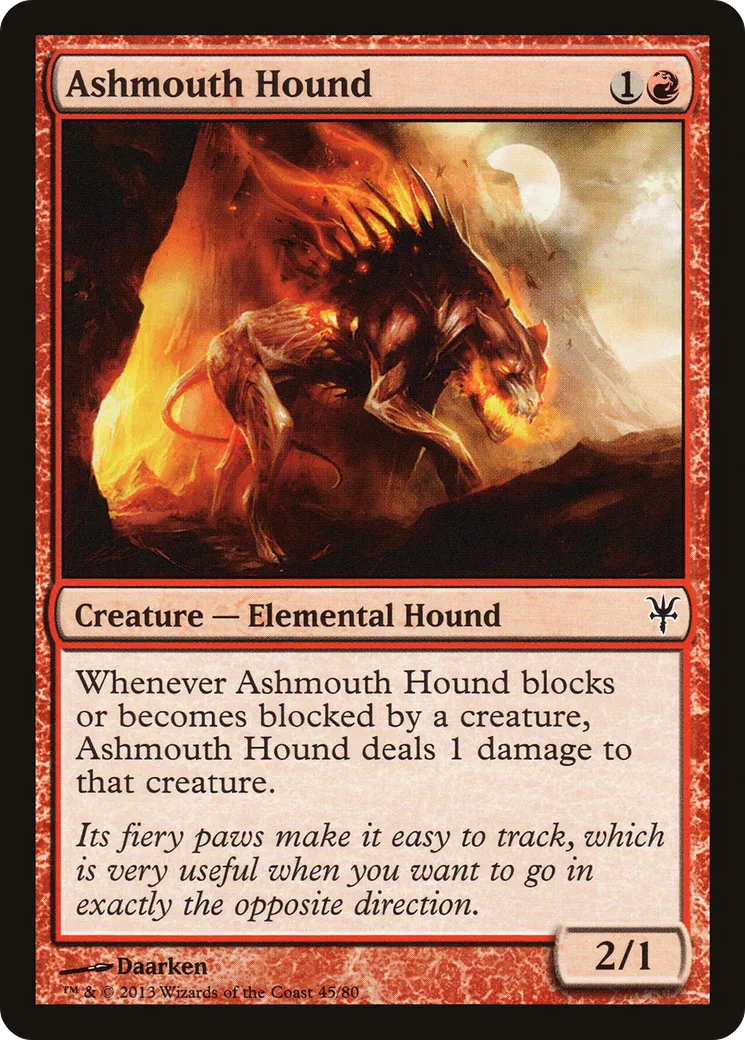 Chien de Cendregueule — Duel Decks: Sorin vs. Tibalt — Magic: The Gathering