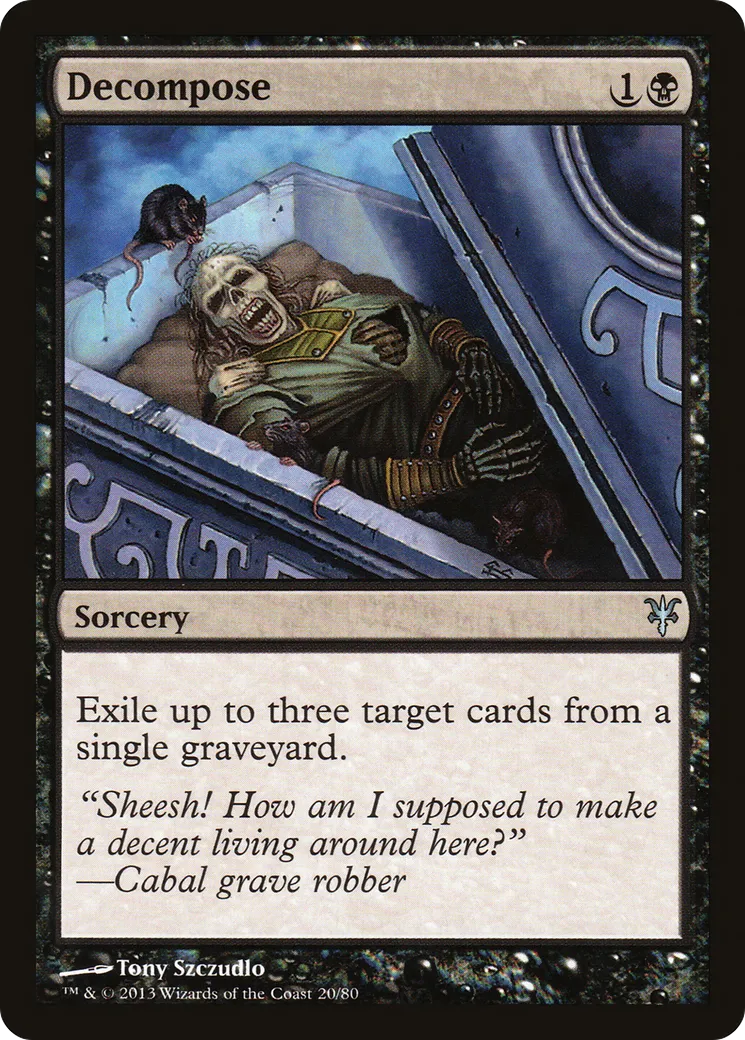 Decompose from Duel Decks: Sorin vs. Tibalt - Magic: The Gathering