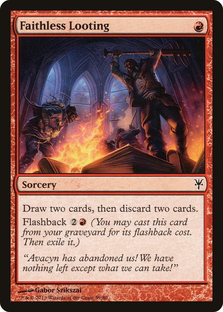 Pillage sans foi — Duel Decks: Sorin vs. Tibalt — Magic: The Gathering