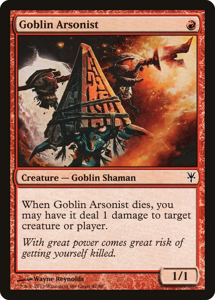 Goblin Arsonist — Duel Decks: Sorin vs. Tibalt — Magic: The Gathering