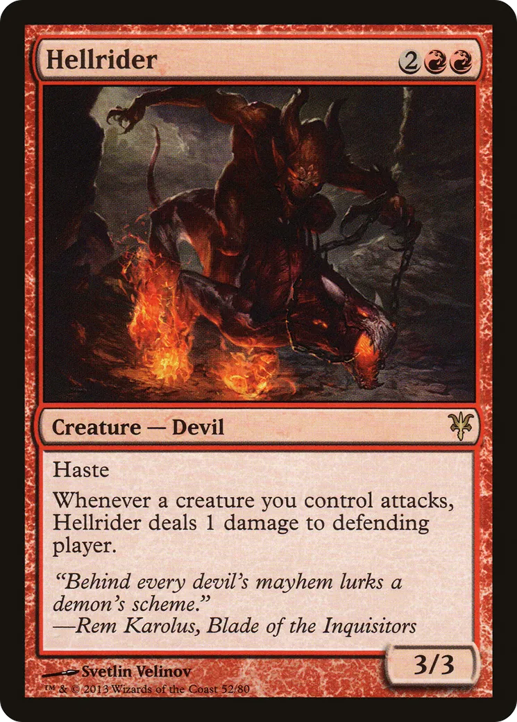 Chevaucheur infernal — Duel Decks: Sorin vs. Tibalt — Magic: The Gathering