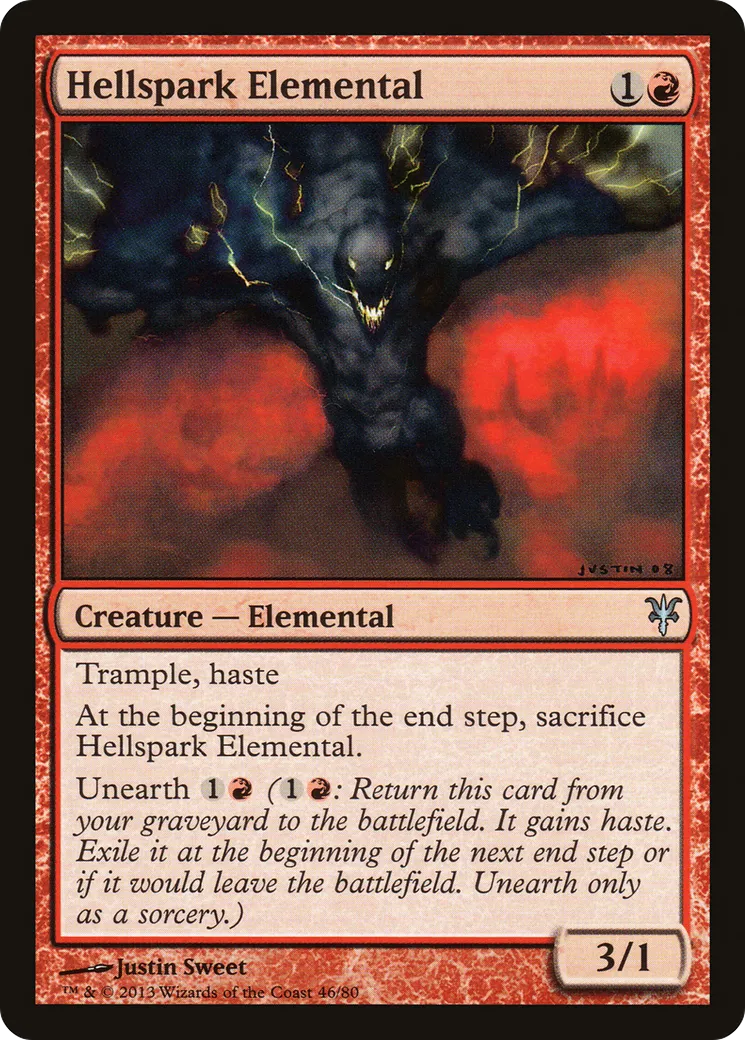 Hellspark Elemental from Duel Decks: Sorin vs. Tibalt - Magic: The Gathering